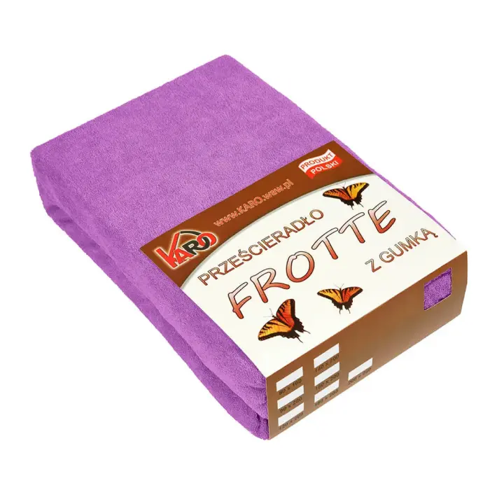 Fitted Terry Sheet 140x200 cm Fuchsia KARO