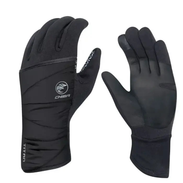CHIBA POLARFLEECE TITAN Gloves, Black, XXL