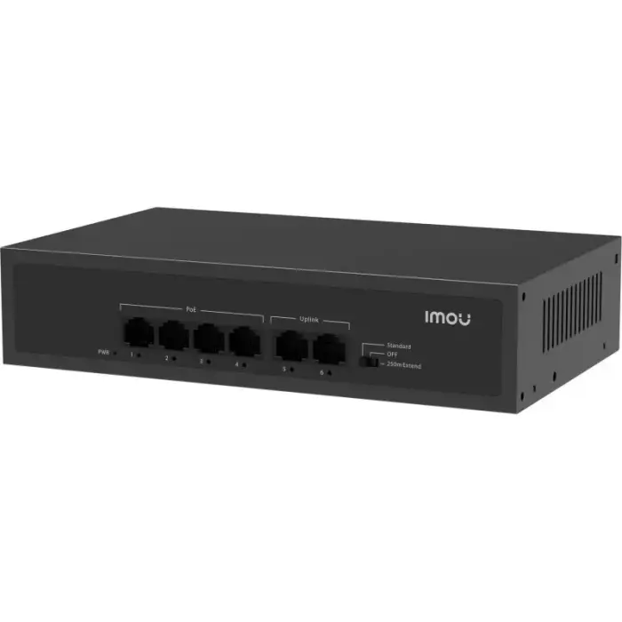 Коммутатор Imou SF106P 6 портов 4x PoE 2x Uplink