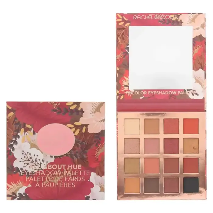 Rachel Couture All About Hue Палитра мерцающих теней для век, 16 оттенков, 25.6 g