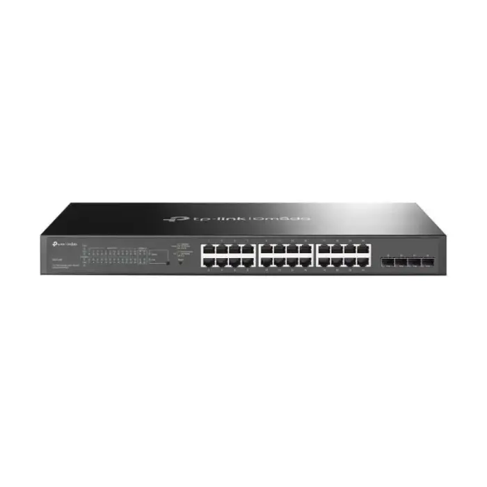 TP-Link Omada TL-SG2428P vadāms L2/L2+ Gigabit Ethernet PoE komutators – melns