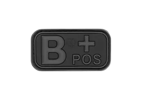 Bloodtype Rubber Patch B Pos