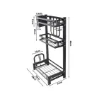Kitchen shelf loft kitchen stand organiser — Photo 9