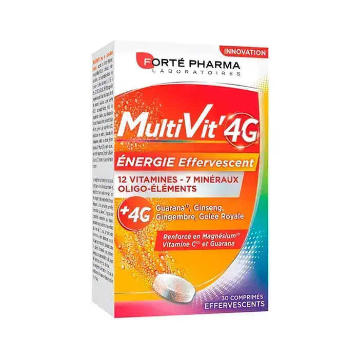 Forté Pharma Multivit 4g Energy 30 kihisevat tabletti