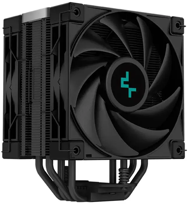 DEEPCOOL aušintuvas AK400 Zero Dark Plus / 120mm fan / 4x heatpipes / PWM / pro Intel i AMD / komplet juodas