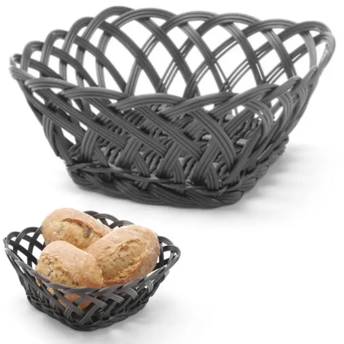 Woven Square Fruit and Vegetable Basket - Hendi 426227 190x190x80 mm