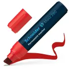 Permanent marker SCHNEIDER Maxx 280 chisel tip, red — Photo 2