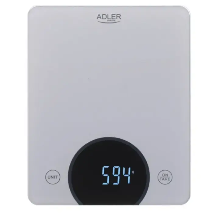 ADLER AD 3173s silver kitchen scale