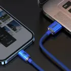 Baseus USB - Lightning Charging and Data Transfer Cable 2.4A 2m - Blue — Photo 8