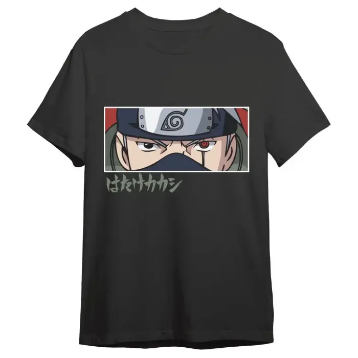 Naruto Shippuden Kakashi Eyes pieaugušo T-krekls