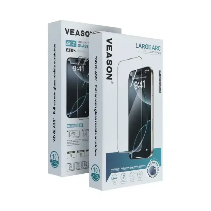Veason 6D Pro karastatud kaitseklaas telefonile iPhone 12 Pro Max (10 tk.)
