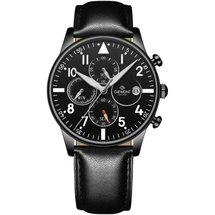 Giewont Chronograph Sapphire Black Meeste kell GW5630-A1