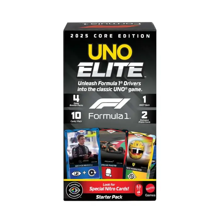 UNO Elite F1 Starter Pack kortų žaidimas