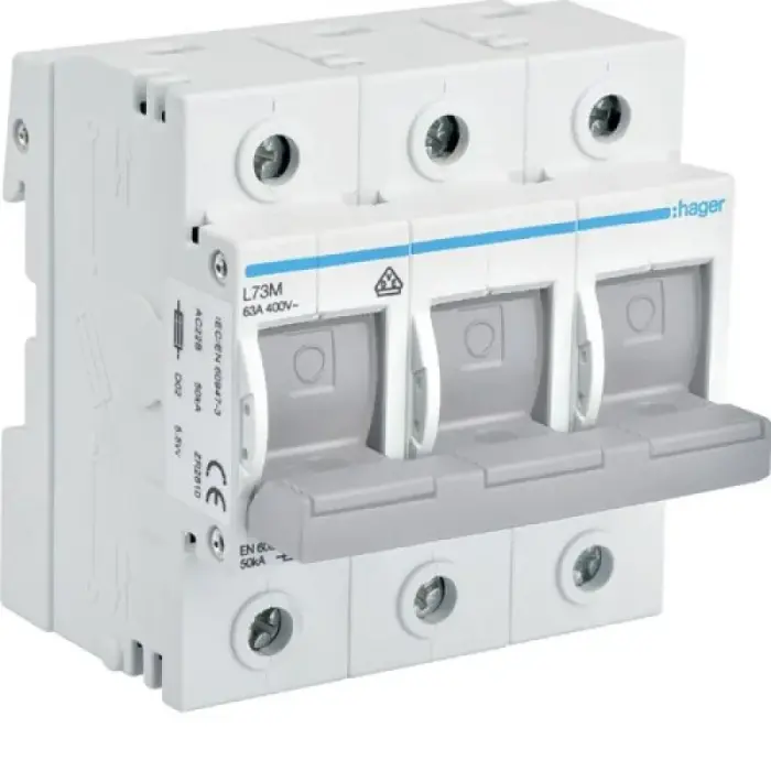 63A 3P D02 4.5M 400V AC fuse switch