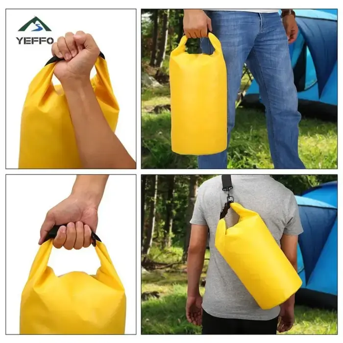 Waterproof Bucket Bag 10L yellow Photo