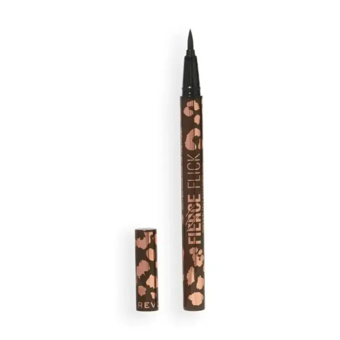 Makeup Revolution Fierce Felt Tip Matinis Skystas Akių Apvadas, Rudas, 0.5 ml