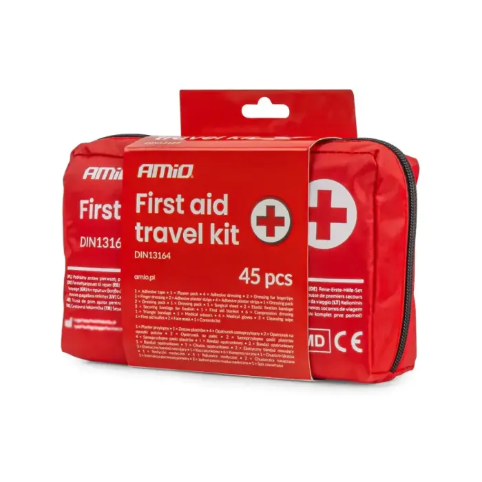 First aid kit in a soft case DIN 13164 AMIO-05013