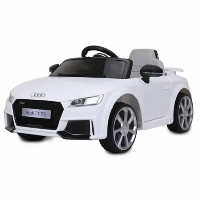 Audi TT RS 12V Bērnu elektriskais auto, Balts