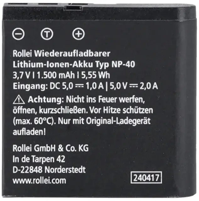 Rollei náhradní Battery pro Camera Powerflex 10X Retro, Powerflex Compact