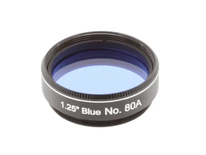 EXPLORE SCIENTIFIC 1.25" zils No.80A krāsu filtrs