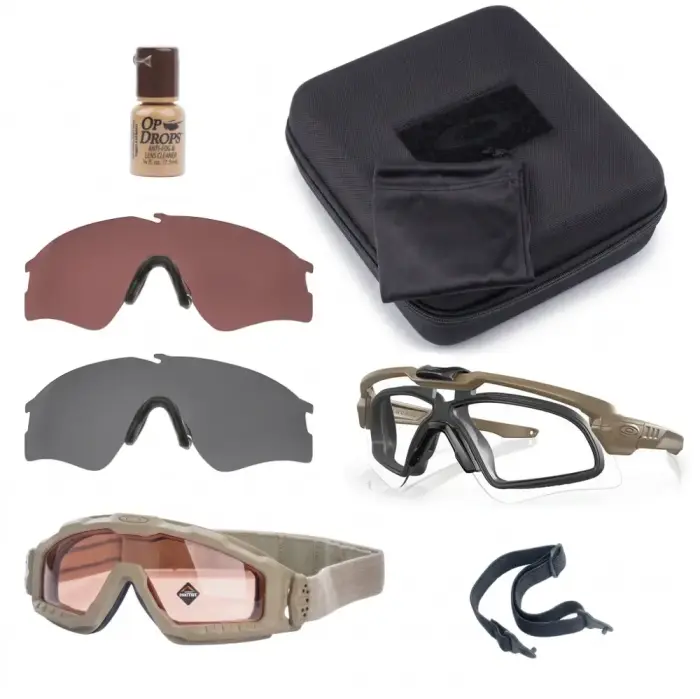 Oakley Operator Kit - M Frame ALPHA ballistiskās saulesbrilles - HALO aizsargbrilles - 4 lēcas - OO9296-2844