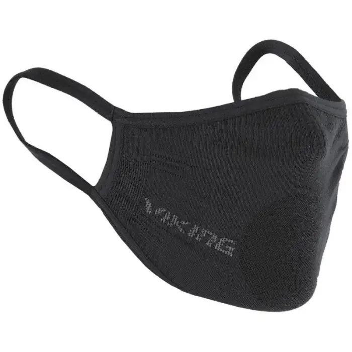 VIKING Performance SET Multifunctional Face Covering for Adults, Black, L/XL