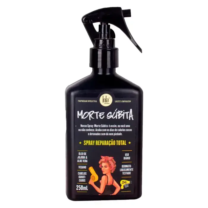 Lola Cosmetics Morte Subita Aloe Vera matu sprejs-kopšanas līdzeklis, atjaunojošs, 250 ml