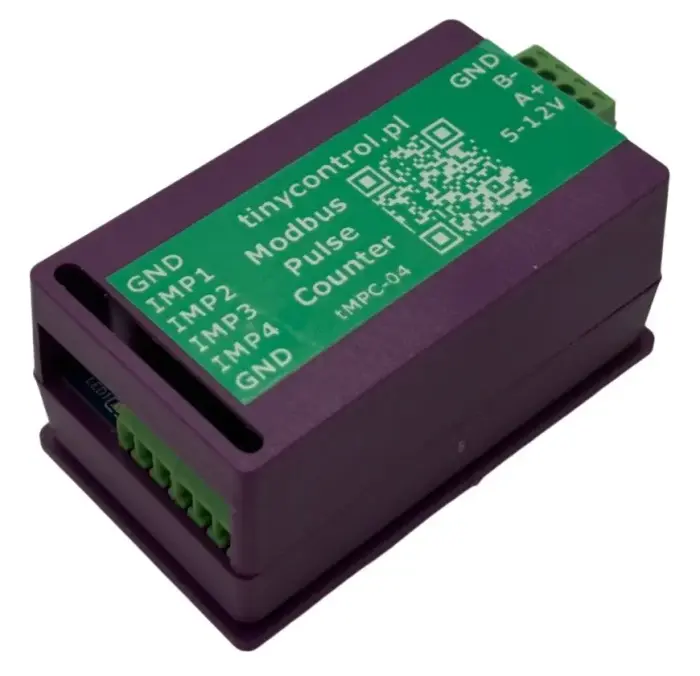 TINYCONTROL tMPC-04 - Pulse counter with Modbus interface LK3 & LK4