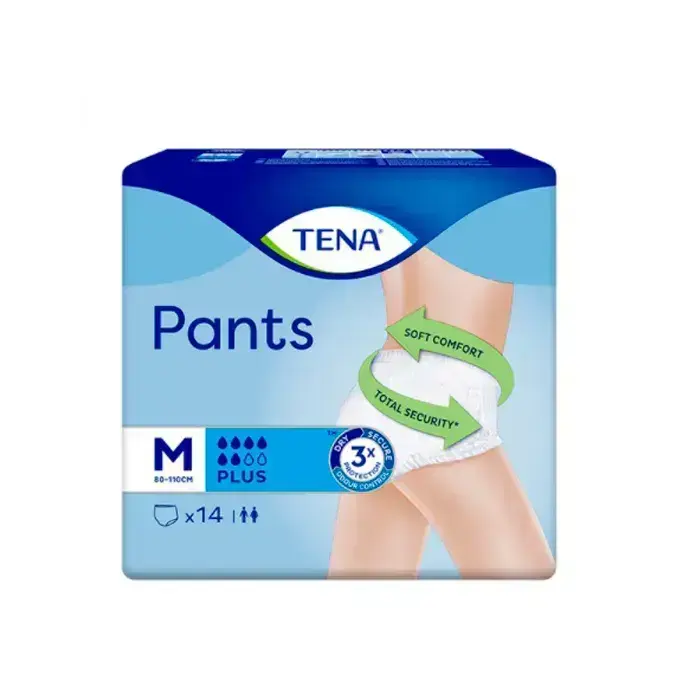 Tena Pants Plus Size Medium 14 Units