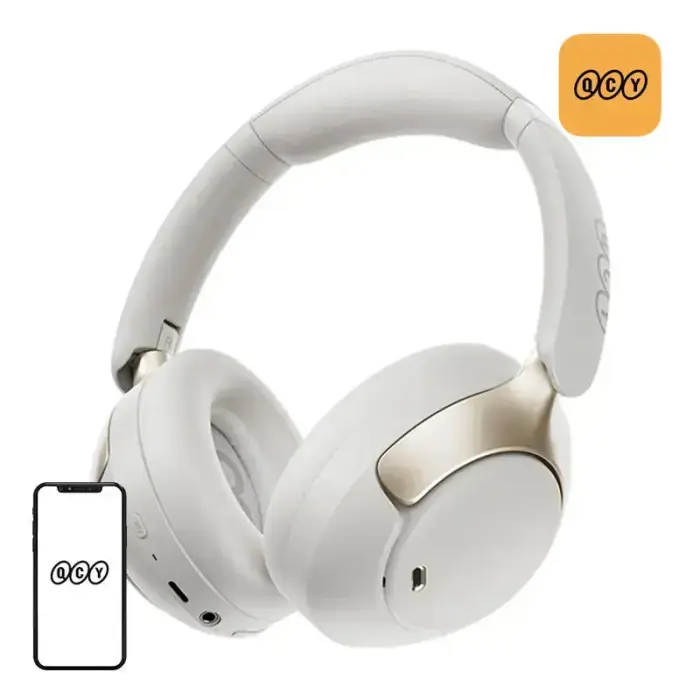 QCY H3 Pro ausinės – baltos