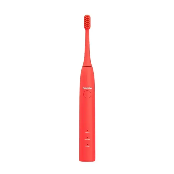Hismile, Hismile, Sonic Toothbrush, Bright Red, 3 Modes