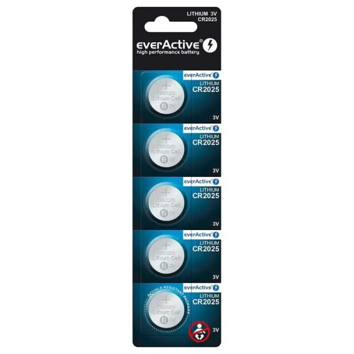 everActive liitiumpatareid CR2025 5 tk blister