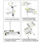 TECHLY Projector Table High White — Photo 8