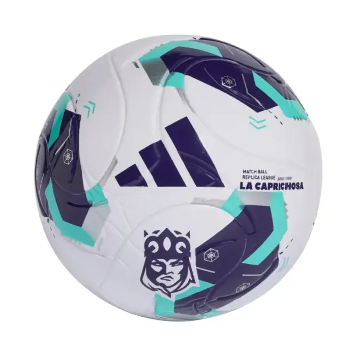 Adidas Queens League White, Purple, and Green Football KE8232, size 5