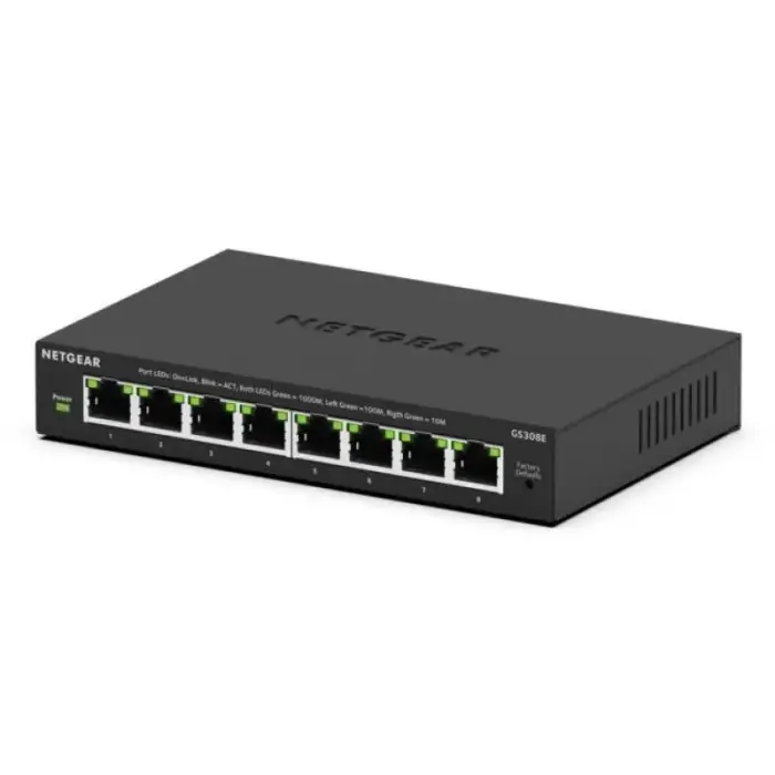 Netgear GS308E-400EUS 8-Port Unmanaged Gigabit Switch