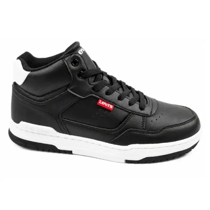 Levi's John SE black high-top sports jalatsid for kids, suurus 39