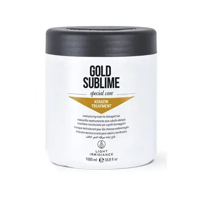 Light Irridiance Gold Sublime keratino terapijos kaukė 1000ml