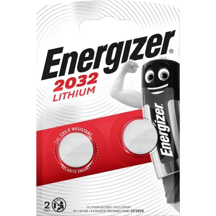ENERGIZER SPECIALIZED BATTERIES CR2032/2 PIECES