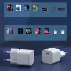 Choetech 20W USB-C seinalaadija, valge — Foto 5