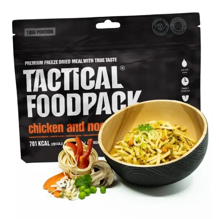 Tactical Foodpack - Сублимированный обед BIG "Курица с лапшой" - 560 г - MB003