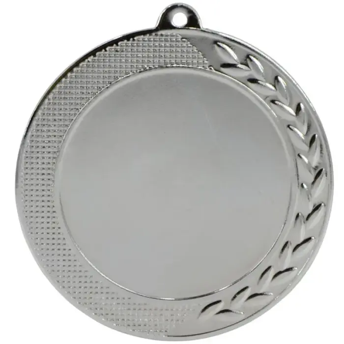 SILVER MEDAL 70 MM SPACE FOR EMBLEM 50 MM STEEL TRIUMPH