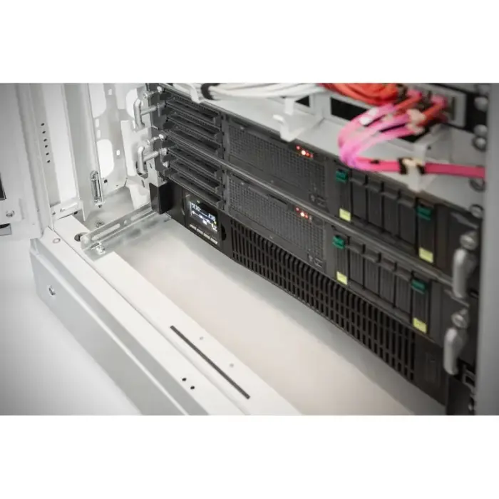 Digitus Online Rack UPS 19" LCD, 2000VA/2000W, 4x12V/9Ah, 8xC13, USB, RS232, RJ45