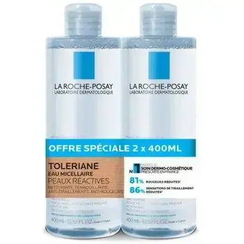 La Roche-Posay Toleriane Eau Micellaire Duo - Sada micelárních vod 800ml
