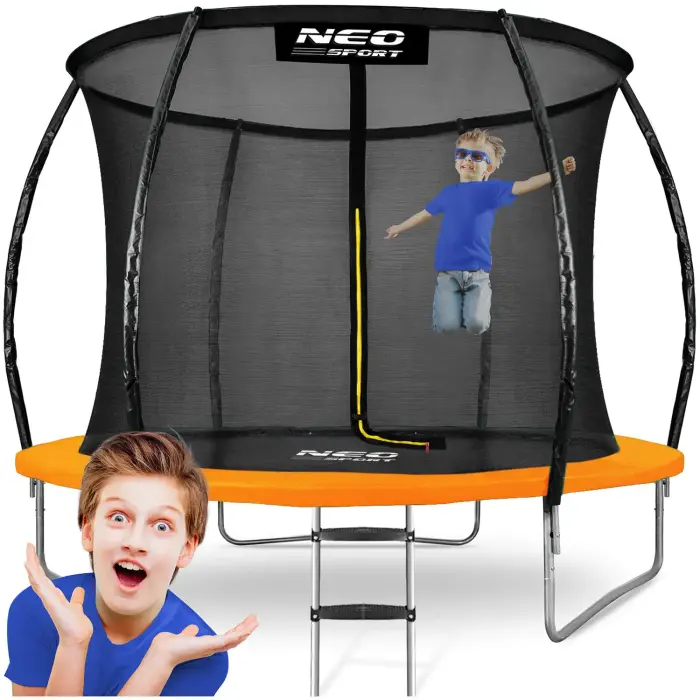 Neo-Sport 10 jalga/312cm profileeritud aiatrampliin sisemise võrguga