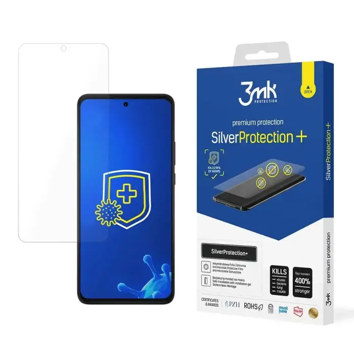 3MK Silver Protect+ antibakteriāla aizsargplēve Motorola Edge 2022