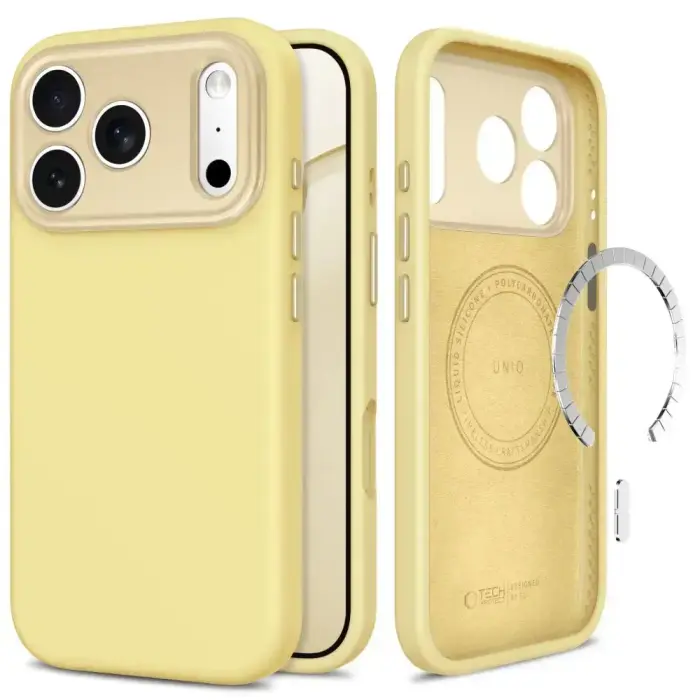 TECH-PROTECT UNIQ MAGSAFE CC IPHONE 17 PRO / 18 PRO MELLOW YELLOW
