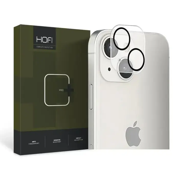 Hofi Cam Pro+ kameras lēcas aizsargstikls iPhone 13 Mini / 13 – Caurspīdīgs