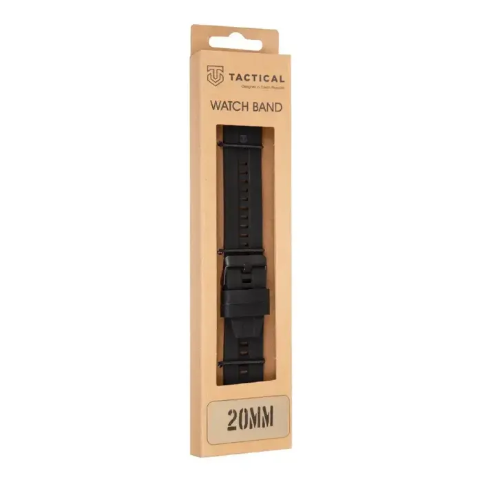 Tactical Quick Release Silicone Band 20mm Black Фото num