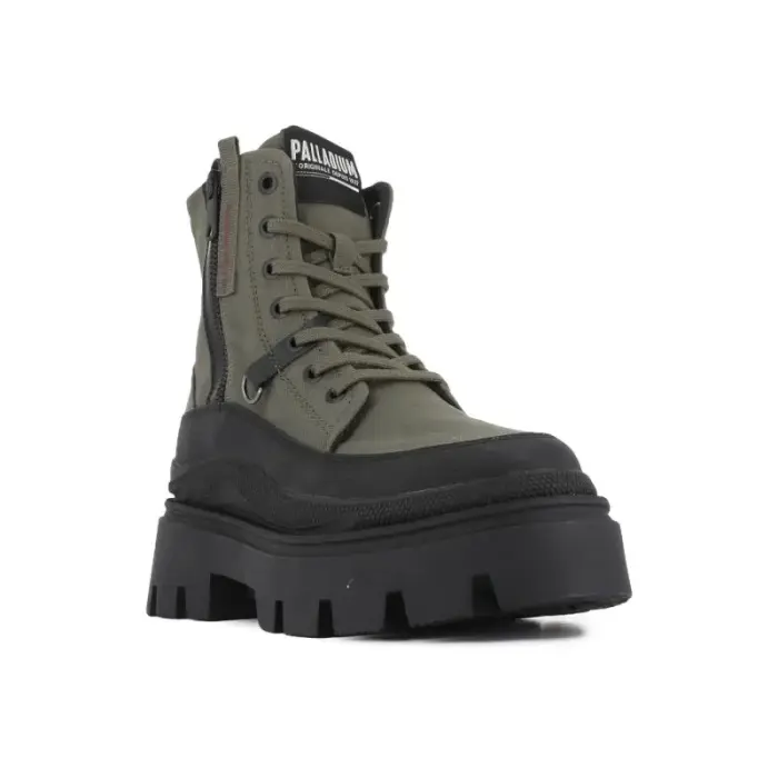 Palladium PALLASQUAD ZIP TX 99532-325 Olive Night - Buty: EU 38