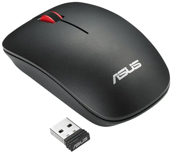 ASUS WT300/ travel/ optical/ 1 600DPI/ wireless USB/ Black-red
